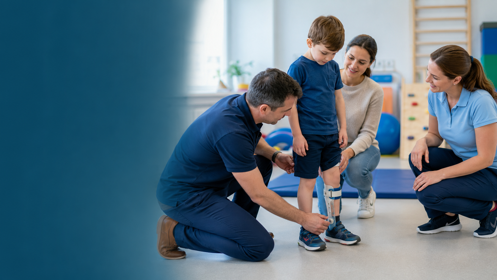 Pediatric orthotic assessment and AFO fitting